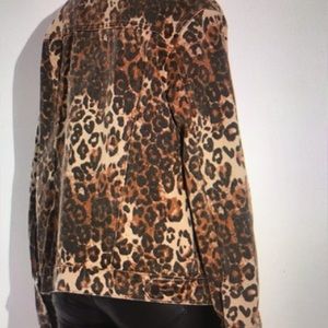 Custom painted denim jacket